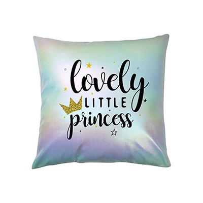 Pillow Cover with Sublimatable Gradient Lusters (40*40cm, Light Blue)