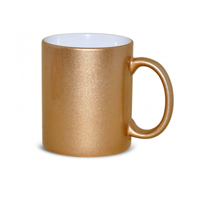 11oz Glossy Mug Golden Sublimation Mug