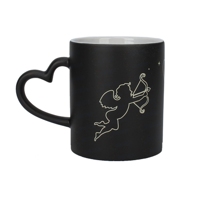 11oz Heart Handle Magic Mug with Image