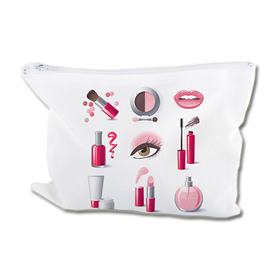Sublimation Canvas Cosmetic Bag for Storage 